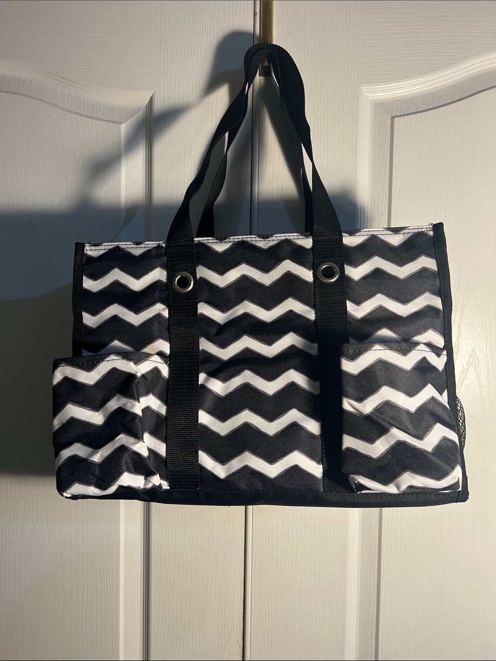 thirty-one Black & White Chevron Organizer Tote
